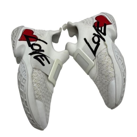 Roger Vivier Viv Run Sneakers Lovely Printed Neoprene, Mesh And‎ Leather Sz 40 - Picture 7 of 14